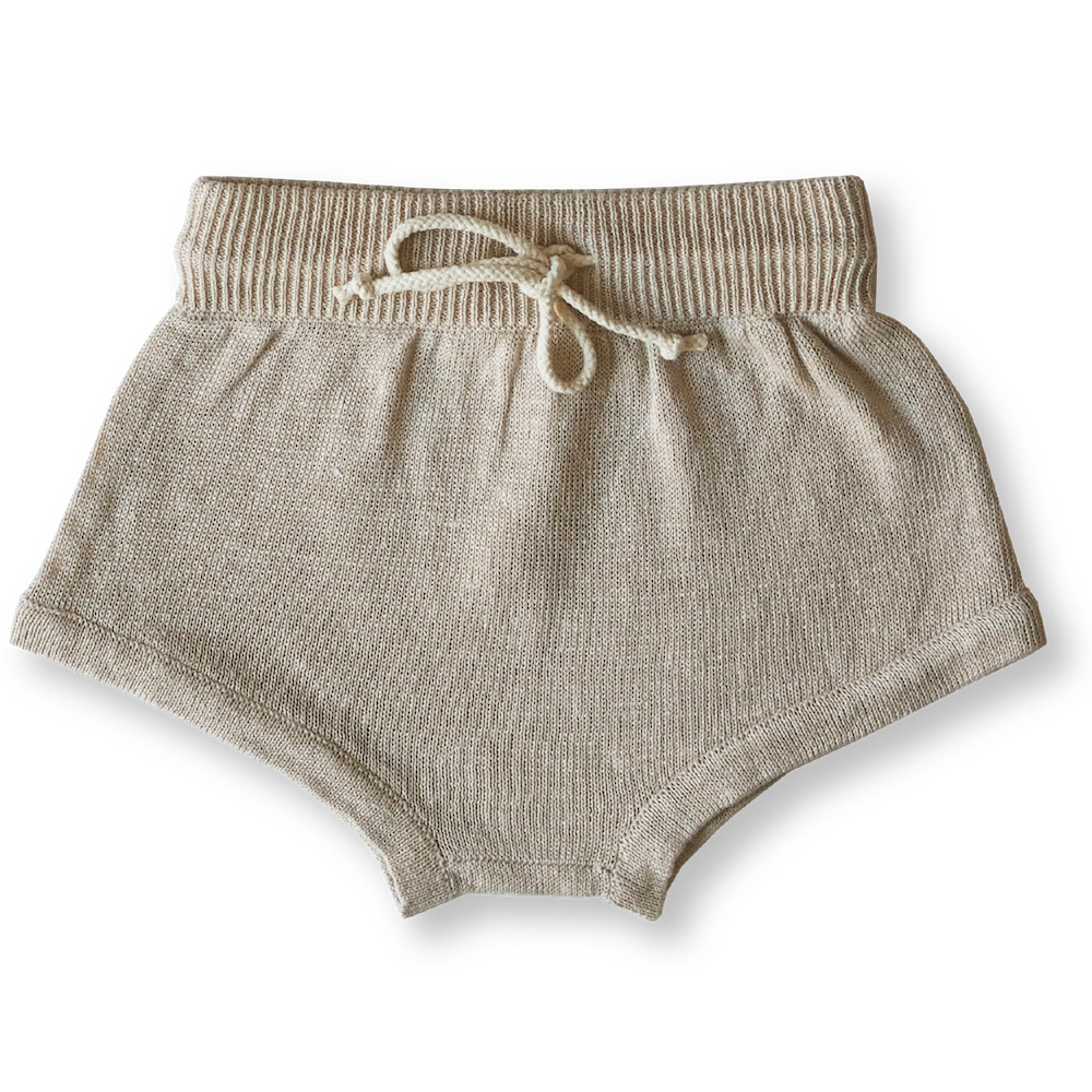 Linen Knit Shorts